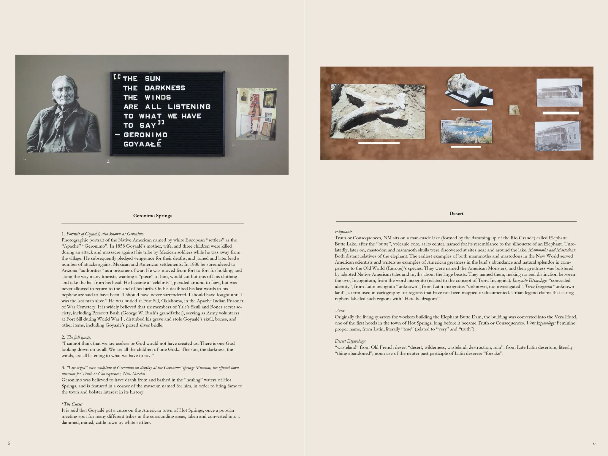 Original catalogue pages 5 and 6